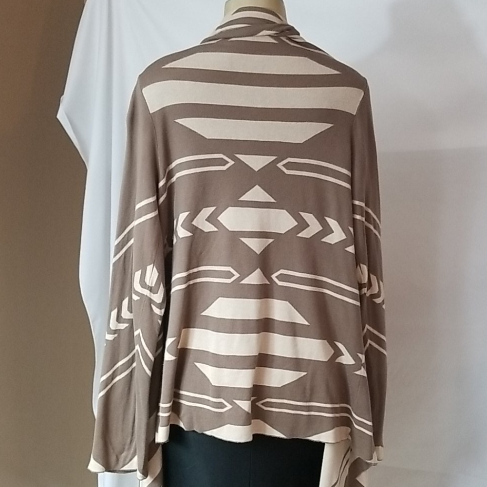 Neiman Marcus Abstract Cardigan Open Front - image 4